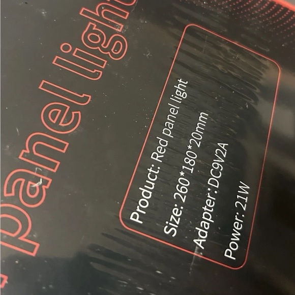 NEW Red Light Therapy Panel for Skin Rejuvenation Anti-Aging Tabletop - Picture 3 of 3